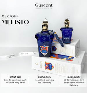 [ FULLSIZE NAM ] NƯỚC HOA XERJOFF MEFISTO EDP – ĐẲNG CẤP HOÀNG GIA