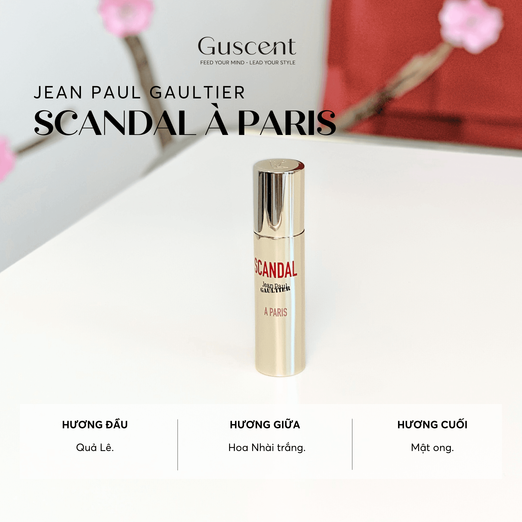 [MINI NỮ] NƯỚC HOA JEAN PAUL GAULTIER SCANDAL A PARIS – VỤ SCANDAL NGỌT NGÀO GIỮA TRÁI TIM PARIS
