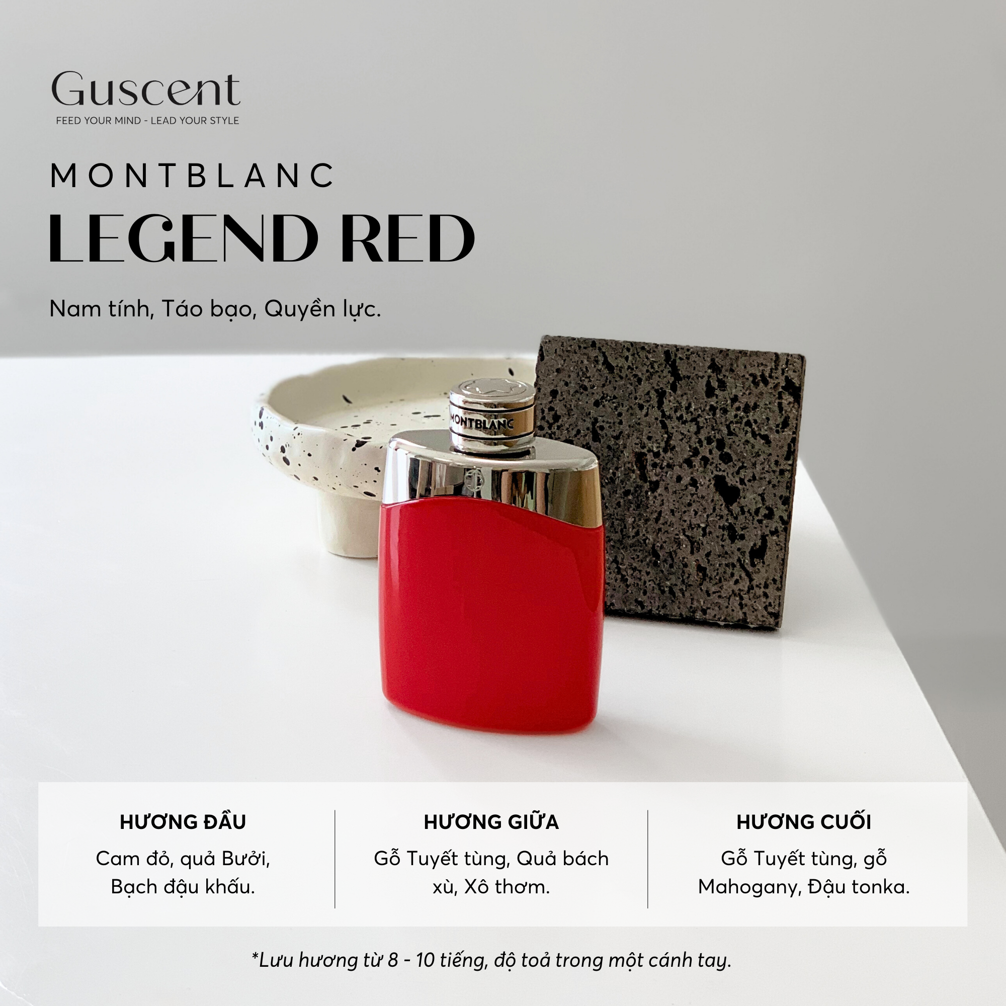 [ FULLSIZE NAM - TESTER ] NƯỚC HOA MONT BLANC LEGEND RED EDP – NĂNG LƯỢNG VÀ SỨC MẠNH