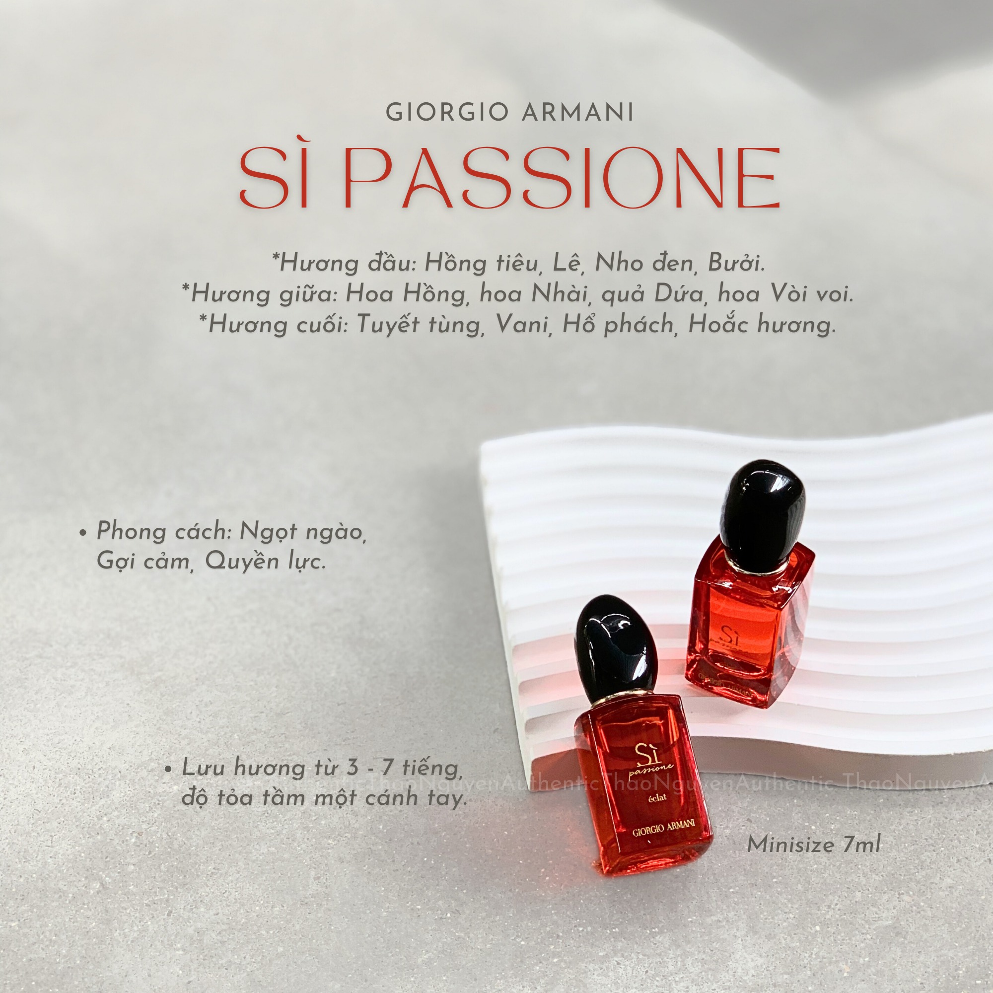 [MINI NỮ] GIORGIO ARMANI SÌ PASSIONE – LỜI KHẲNG ĐỊNH CỦA ĐAM MÊ