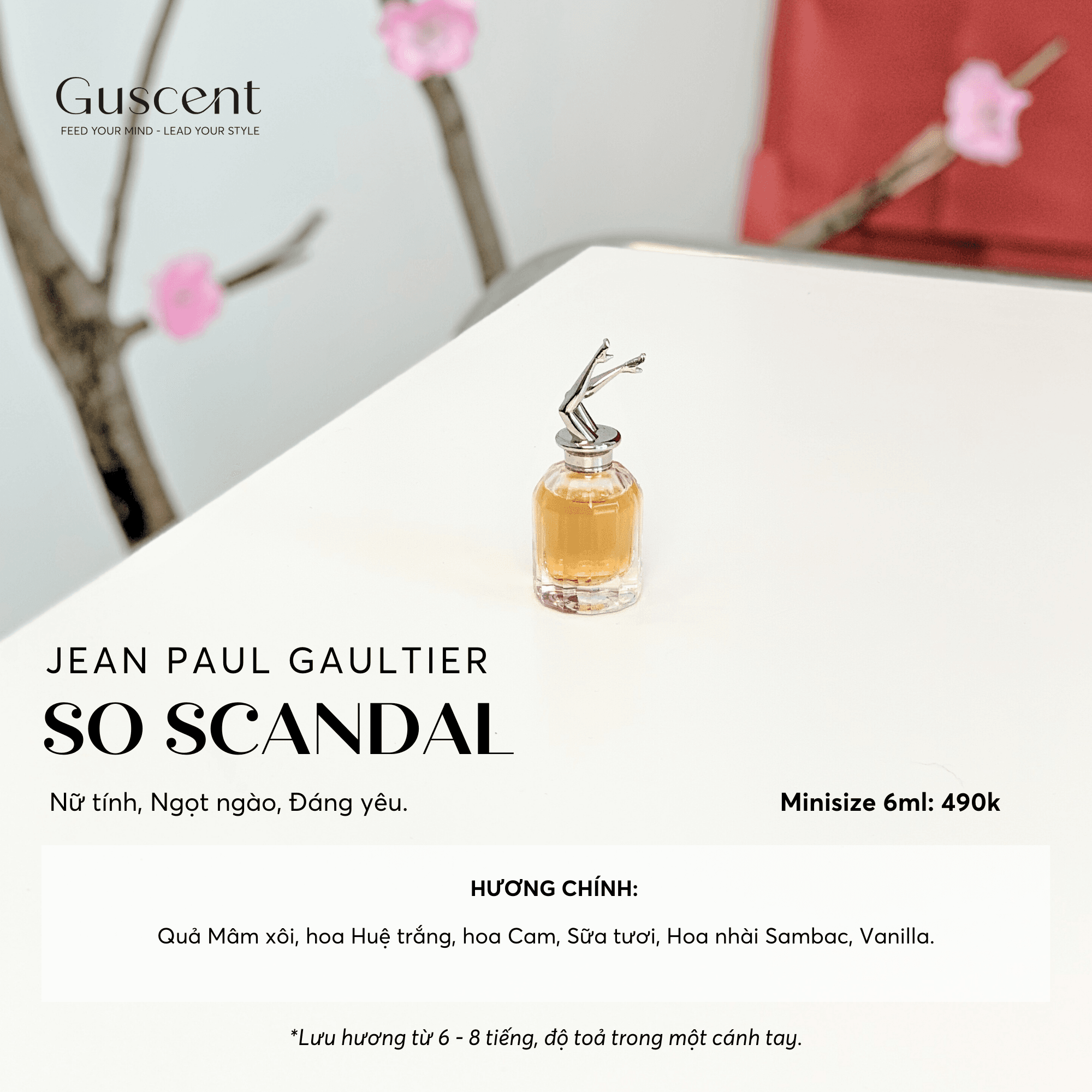 [MINI NỮ] JEAN PAUL GAULTIER SO SCANDAL – NGỌT NGÀO LẢ LƠ, GỢI CẢM KHÓ CƯỠNG