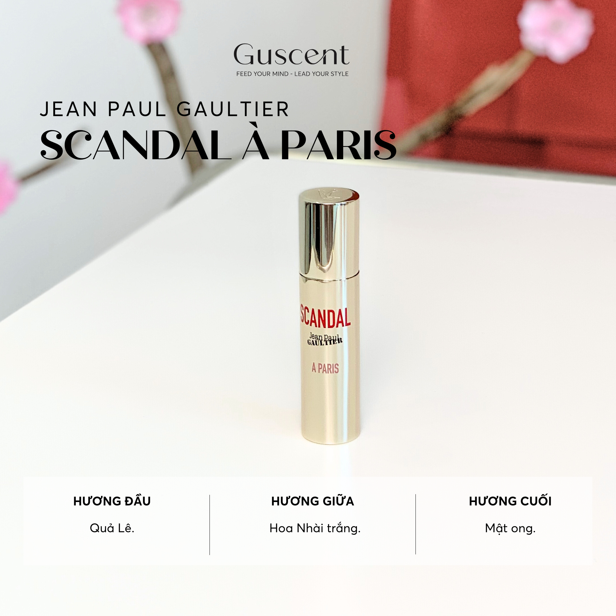 [MINI NỮ] NƯỚC HOA JEAN PAUL GAULTIER SCANDAL A PARIS – VỤ SCANDAL NGỌT NGÀO GIỮA TRÁI TIM PARIS
