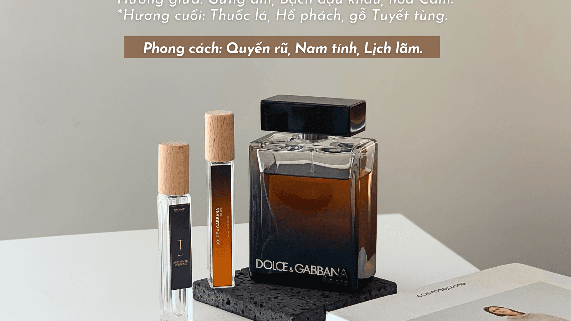[ FULLSIZE NAM ] DOLCE & GABBANA THE ONE EDP - ĐẲNG CẤP QUÝ ÔNG